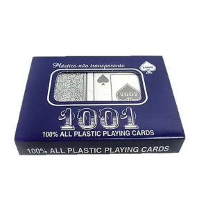2954 CARTAS P/JOGAR  ESTOJO 100% PLAST 1001 NACIONAL