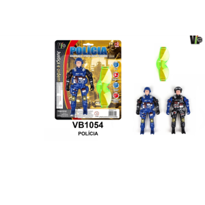 VB1054 BONECO POLICIAL COM OCULOS