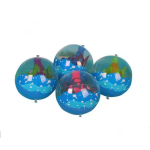 ALYW-18 BOLA INFLAVEL DE PLASTICO COM BRINQUEDO PEIXE DENTRO PVC