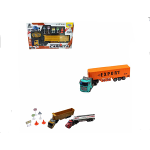 WB11823 CAMINHAO COM CONTROLE REMOTO COM LUZ E ACESSORIOS 7 FUNCOES