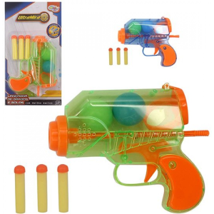 WBU2807 PISTOBOLL PISTOLA LANCA BOLA E DARDO WELLKIDS