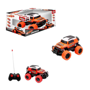 WB11697 CARRO COM CONTROLE REMOTO 7 FUNCOES E LUZ  BUGA