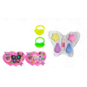 DTE0464 KIT MAQUIAGEM INFANTIL BORBOLETA