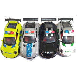 MMT1-3 BRINQUEDO CARRINHO DE METAL POLICE