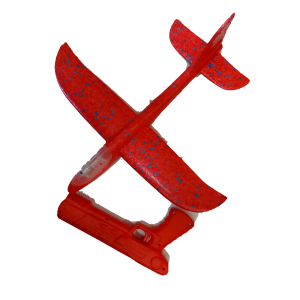 TOP-341 BRINQUEDO AVIAO DE PLASTICO PVC, C/ ISOPOR, C/ MOTOR A PILHA,