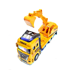 TOP-1346 BRINQUEDO CAMINHAO DE PLASTICO PVC C/ METAL C/ MOTOR A FRICCAO