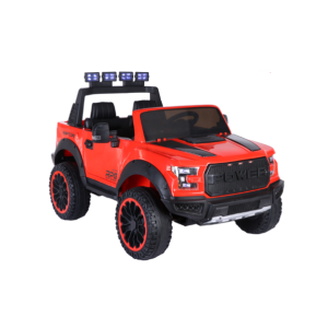 9322 PICKUP RAM VERMELHA 12V C/ CONTROLE REMOTO