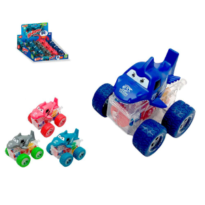 WB19463 CARRO A FRICCAO COM LUZ 360 LIGHT SHARK