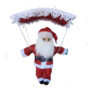 PAPAI NOEL COM PARAQUEDISTA